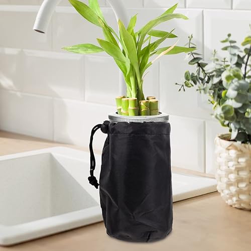 Miniatura 7 de GANAZONO 12pcs Mason Jar Shade Cover Wide Mouth Mason Jar Cubierta de botella hidropónica Mason Jar Mangas opacas Negro Boca ancha Mason Jar Sleeves