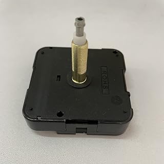DORBOKER Moving Gears Wall Clock Movement Mechanism and Screw (Mechanism-Black)