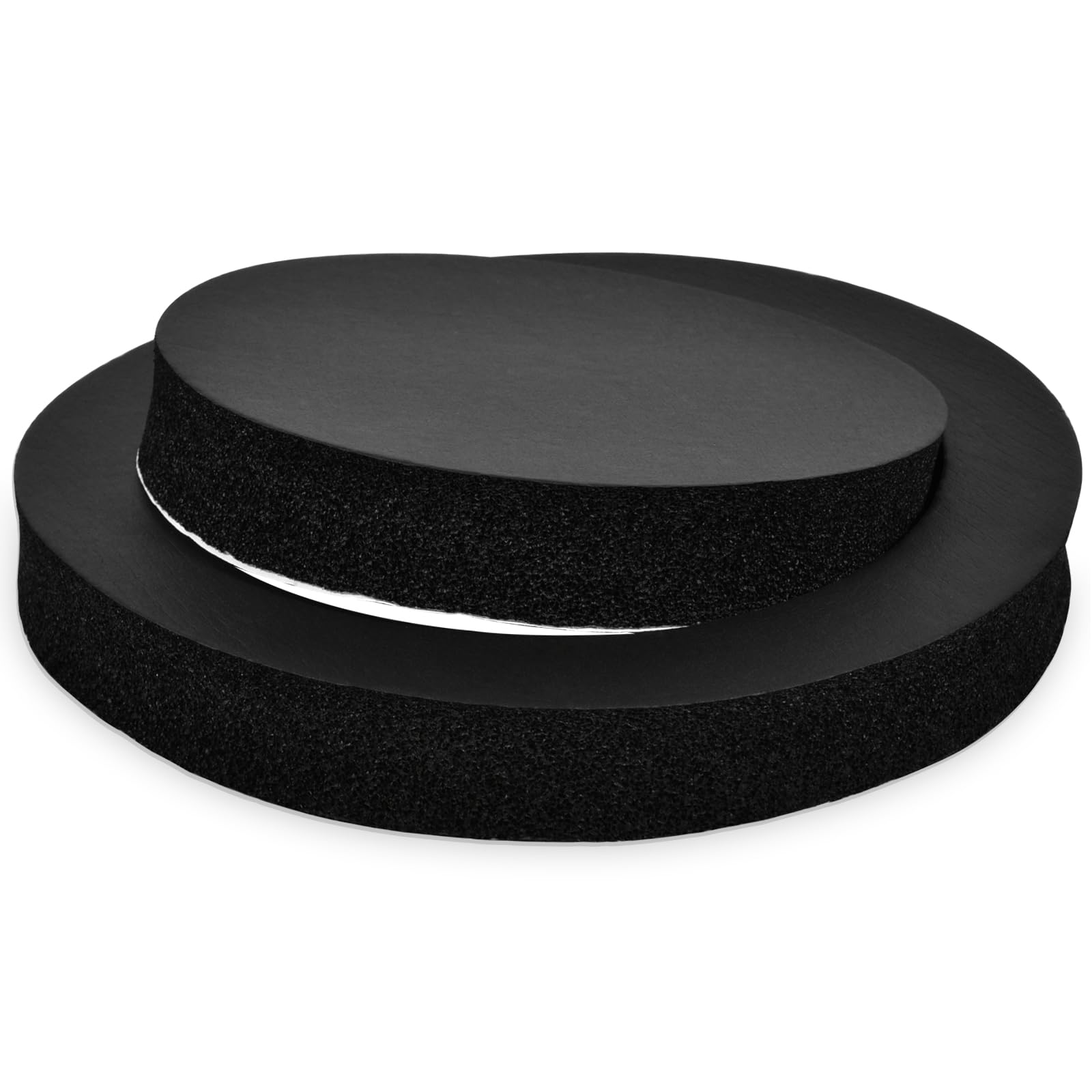 4 Pcs 6.5" Kit de système de Haut-Parleur Universel en Mousse de Voiture,éponge Auto-adhésive Mousse de Haut-Parleur de Voiture à Rebond élevé,Anneau Tampon en Coton insonorisé