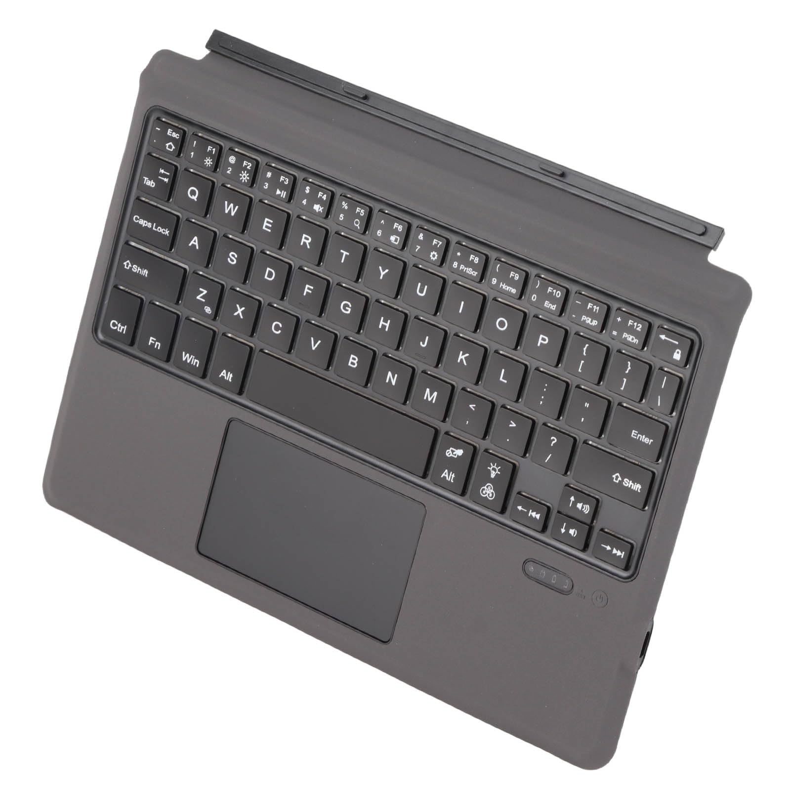 KUIDAMOS Bezprzewodowa Klawiatura Bluetooth Ultra Cienki Panel Dotykowy Skóra PU dla Tabletów Go 1 2 3, Klawiatura Tabletu o Szybkiej Reakcji dla Osób Podróżujących w Biurze (Z kolorowym