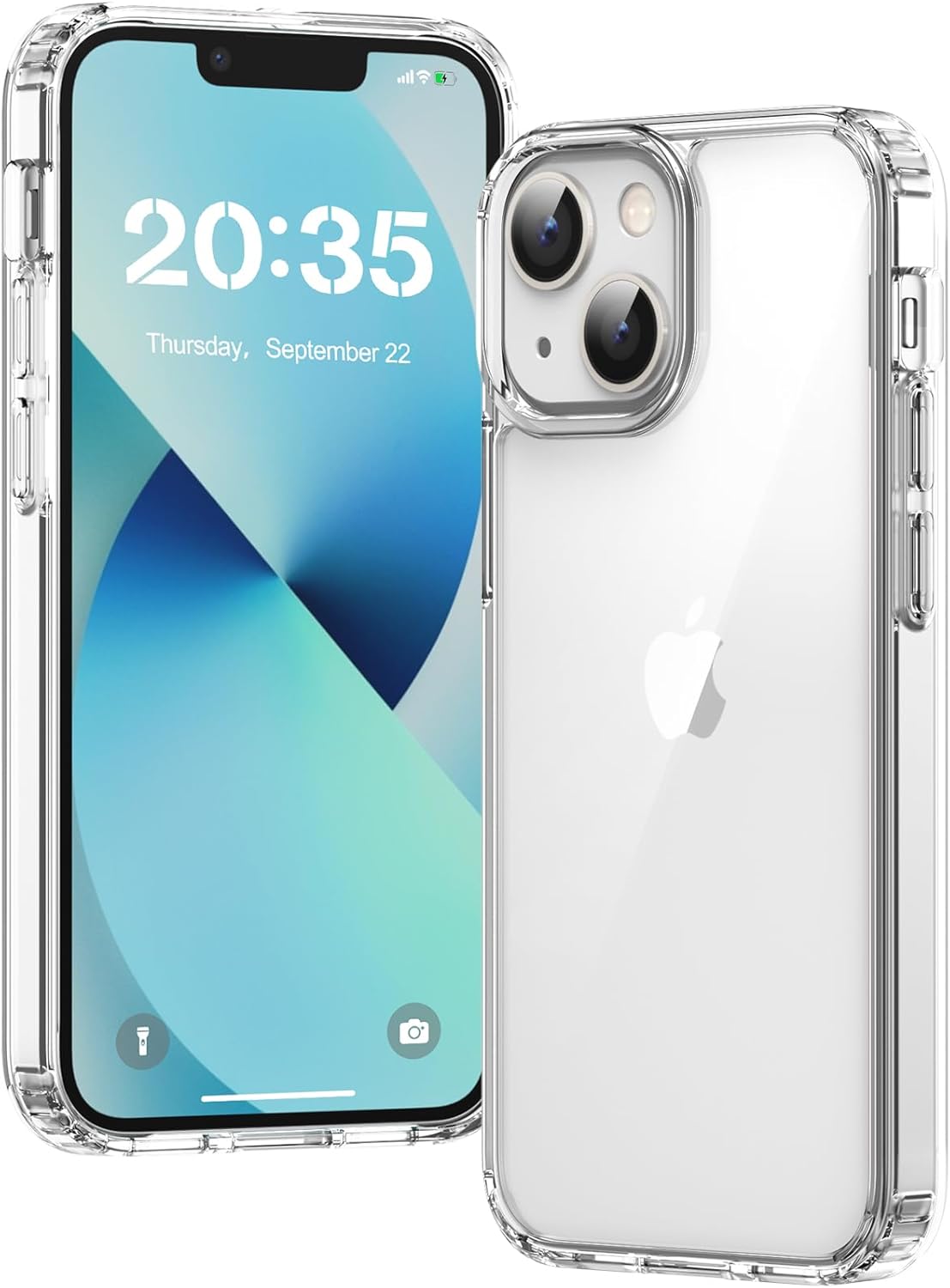 Voyahülle Clear Case for iPhone 13 Mini, Ultra Thin, Shockproof TPU Cover, Anti-Yellowing, Crystal C… Voyahülle Clear Case for iPhone 13 Mini, Ultra Thin, Shockproof TPU Cover, Anti-Yellowing, Crystal C…
