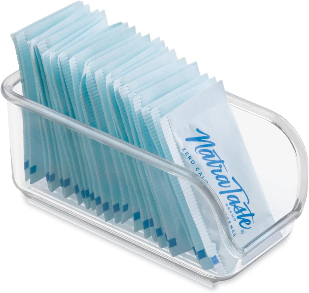 Idesign Linus Bpa-Free Plastic Sugar Packet Organizer - 2.25" X 4.5" X 2", Clear
