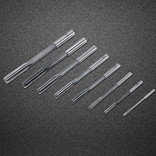 8Pcs Hss H8 Straight Shank Chucking Machine Reamer Milling Cutter Tool Set 3/4/5/6/7/8/9/10Mm #TOP2
