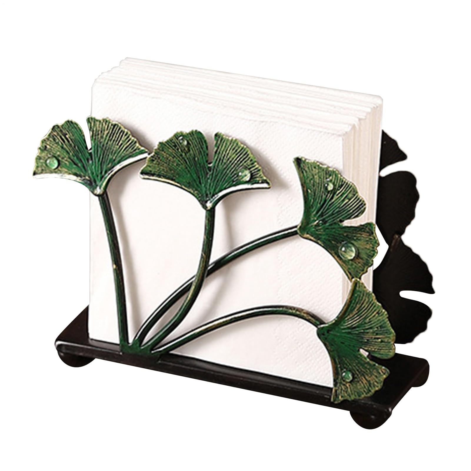 Porte-serviettes en papier anti-vent vertical en fer stable pour buffet de salle