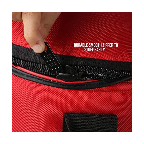 QMUK-Kids-Punching-Bag-with-Free-Gloves-for-Kickboxing-MMA-Punching-Bag-Training-Muay-Thai-Sparring-Karate-Taekwondo-Exercise-and-Fitness-50-cm-UNFILLED MatArts Punching Bag for Kids Boxing MMA BJJ Jiu Jitsu Taekwondo Muay Thai Kickboxing Karate Home Gym Training and Fitness Workout Kids Punching Bag 50cm (Red) – UNFILLED