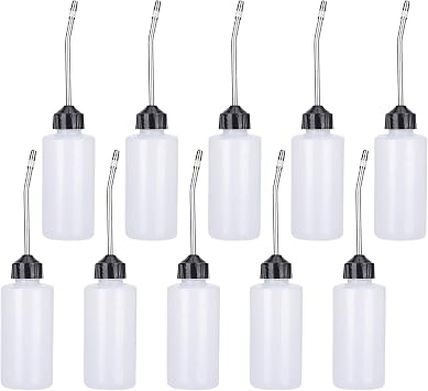 10pcs 120ml Sewing Machine Oiler,Sewing Machine Oiler Oil Dispenser Oil Dispenser with Long Angled Spout, Extended Spout Oil Bottle for Machine Shops Maintenance Industry