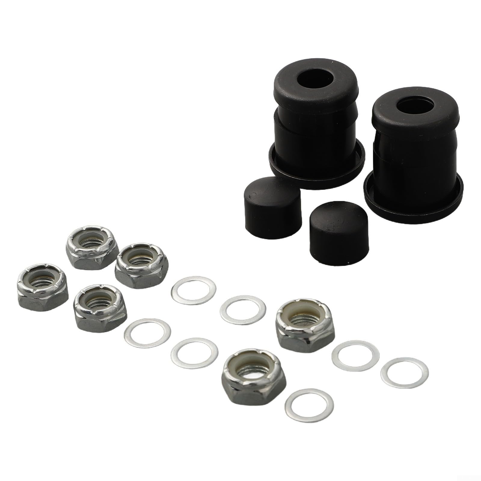 Longboard Truck Rebuild Kit 90A Hard Bushings Pivot Cups Axle Nuts Washers