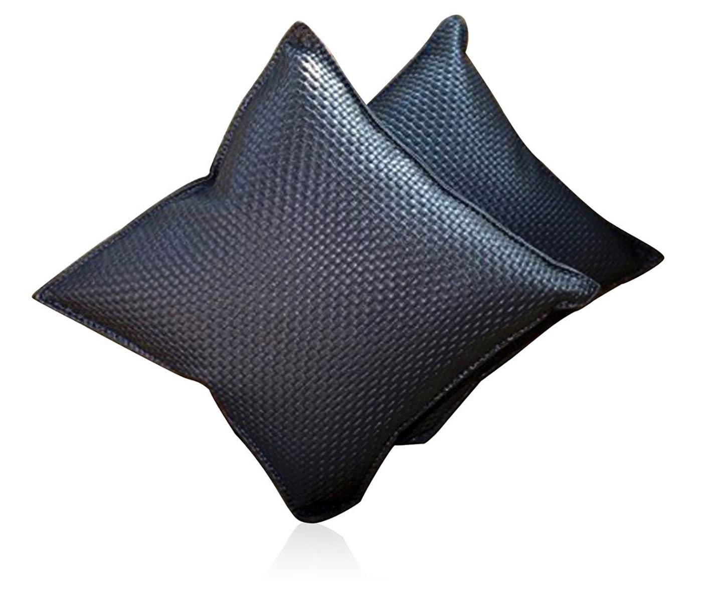 Auto PearlAuto Pearl Car Vastra Cushion Set Black Color for Car & Home - Ciaz - Set of 2Pcs