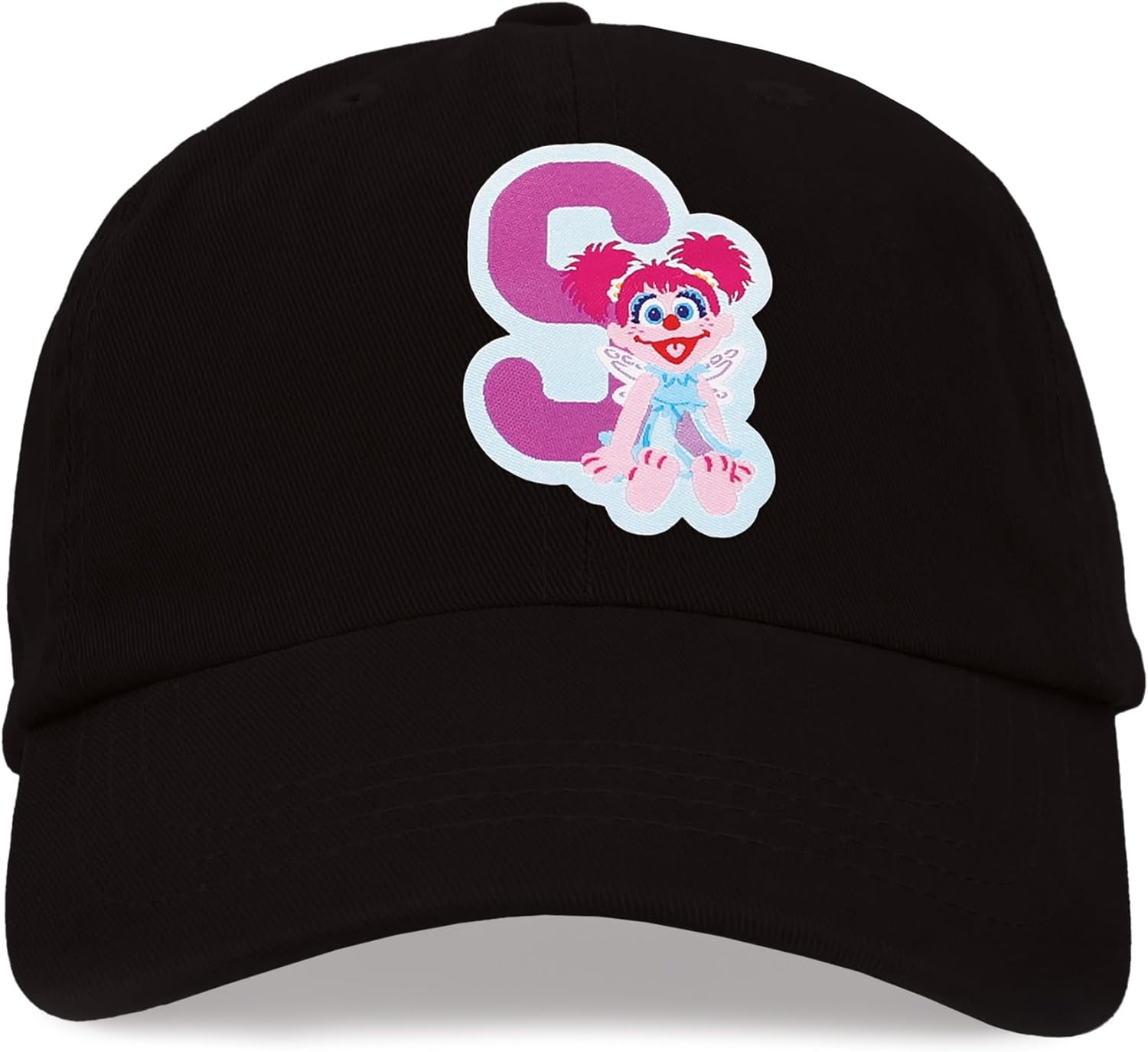 Sesame Street Elmo & Abby Kids Toddler Cap with Initial, Toddler Boys Hat, Youth Girl Baseball Cap, Cute Toddler Baseball Cap - Image 3