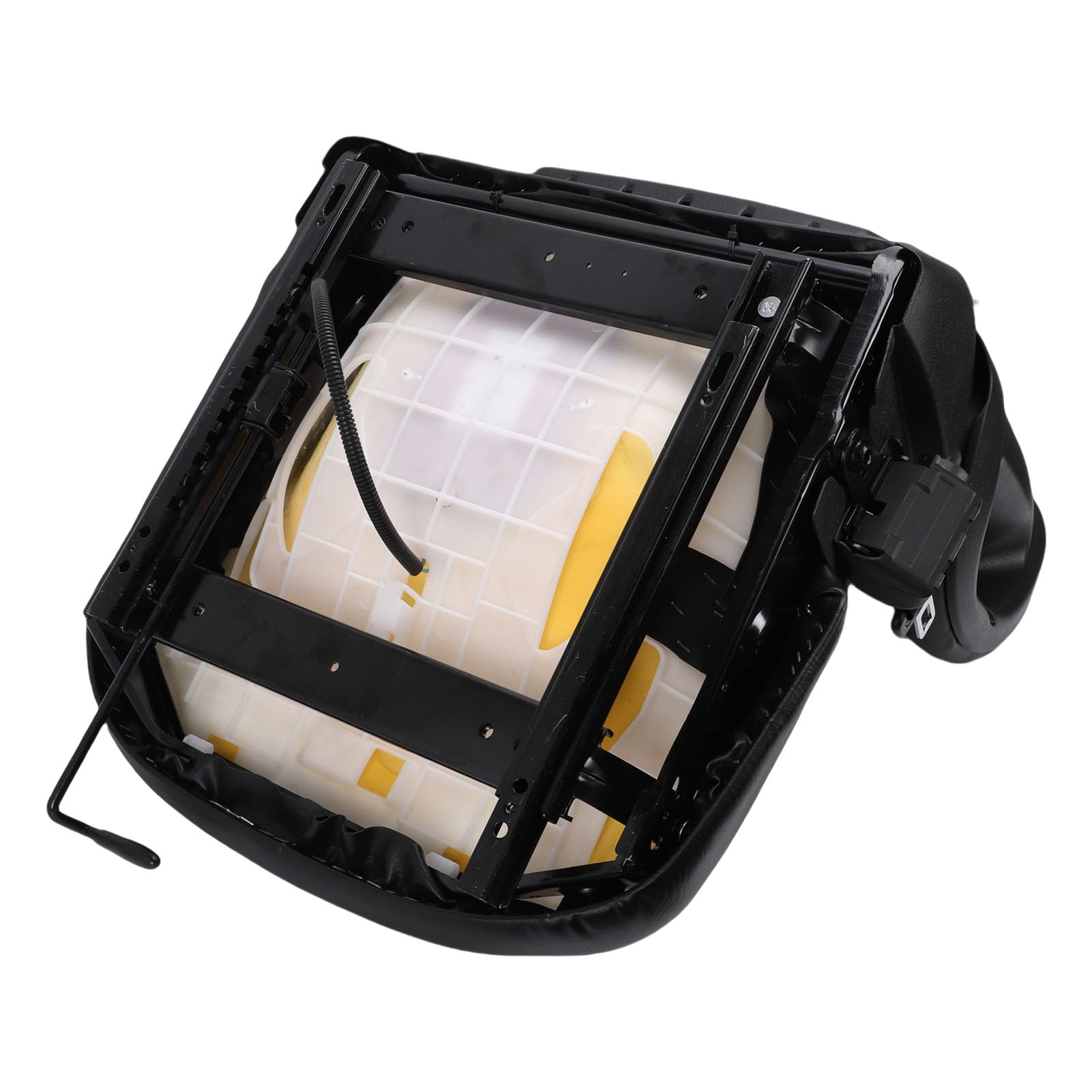 Generic Uniwersalny Regulowany Wózek Widłowy Pasujący do Trwałego Oparcia Siedzenia Pas Bezpieczeństwa do Ciągnika ładowarka Kołowa Koparka Spycharka | Wodoodporna Skóra PU | Użycie na Zewnątrz |