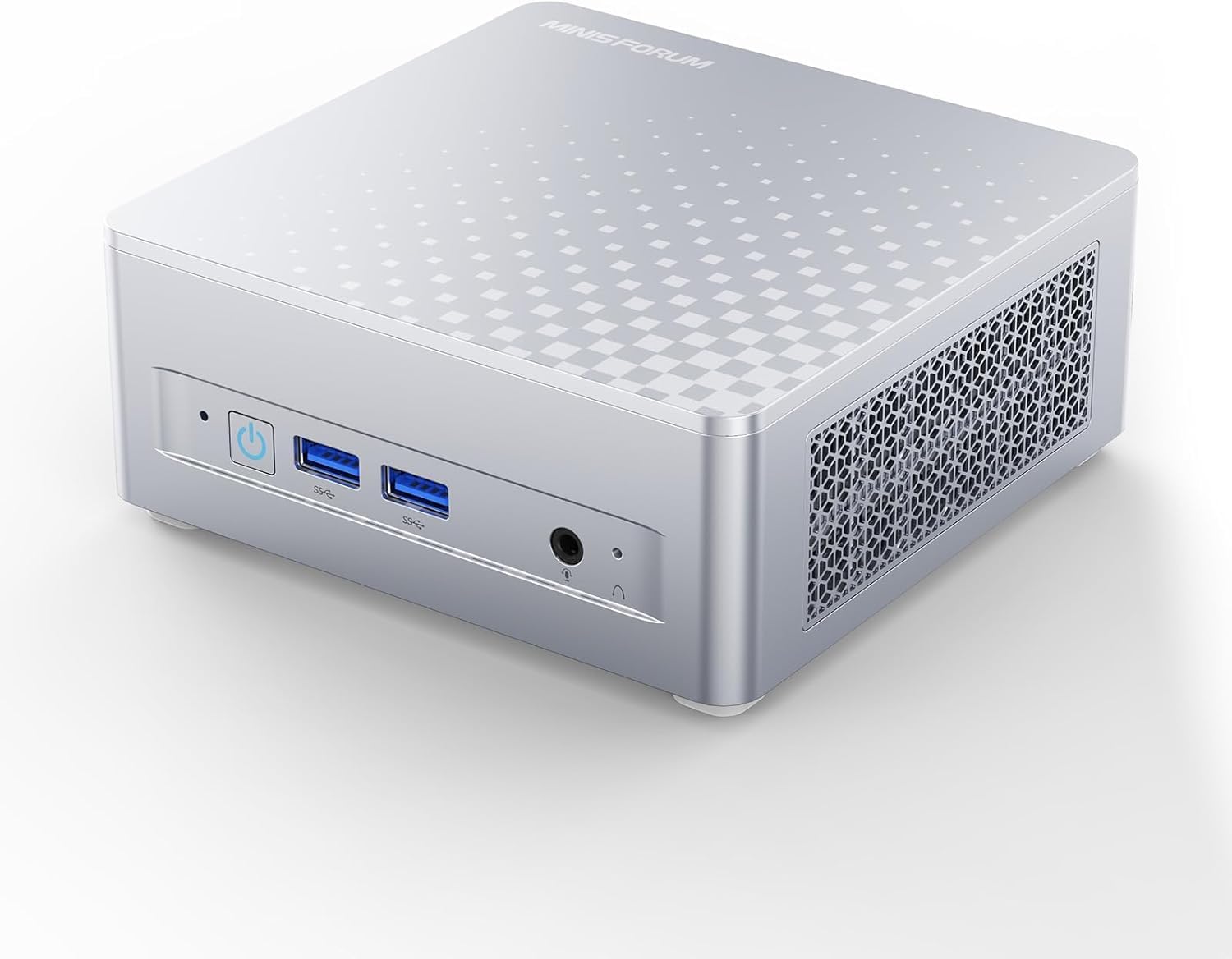 MINISFORUM M1 Plus Mini PC, Core i5-12600H procesador (12C/16T hasta 4.5 GHz) y Intel Iris Xe Graphics, 32GB DDR5/512GB SSD, HDMI/DP/USB4, 2 x 2.5G RJ45, USB3.2 Gen2 x 2, USB2.0 x 2, Wi-Fi 6e, BT5.2 — view 13