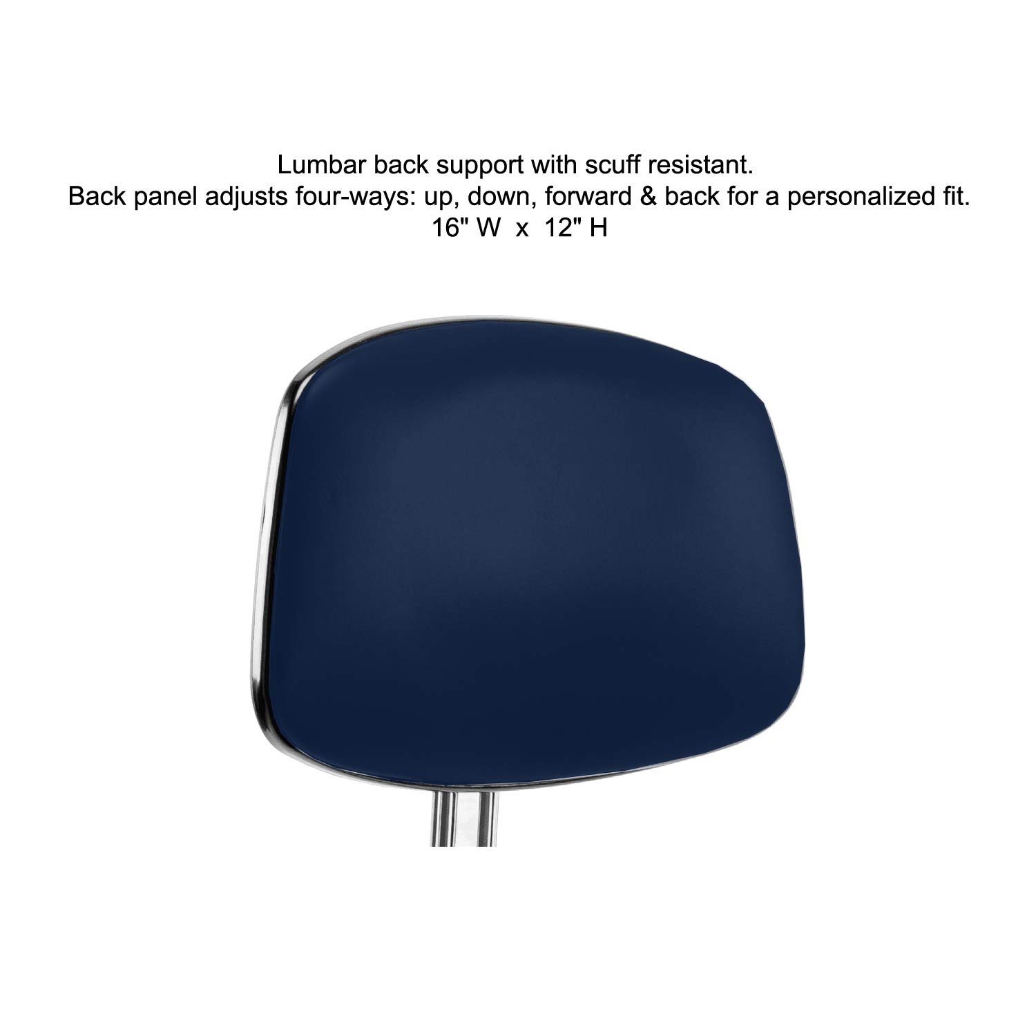 Perch Electro-Static Dissipating (ESD) Cleanroom Chair with Foot Ring | High Bench Height 24-33.5