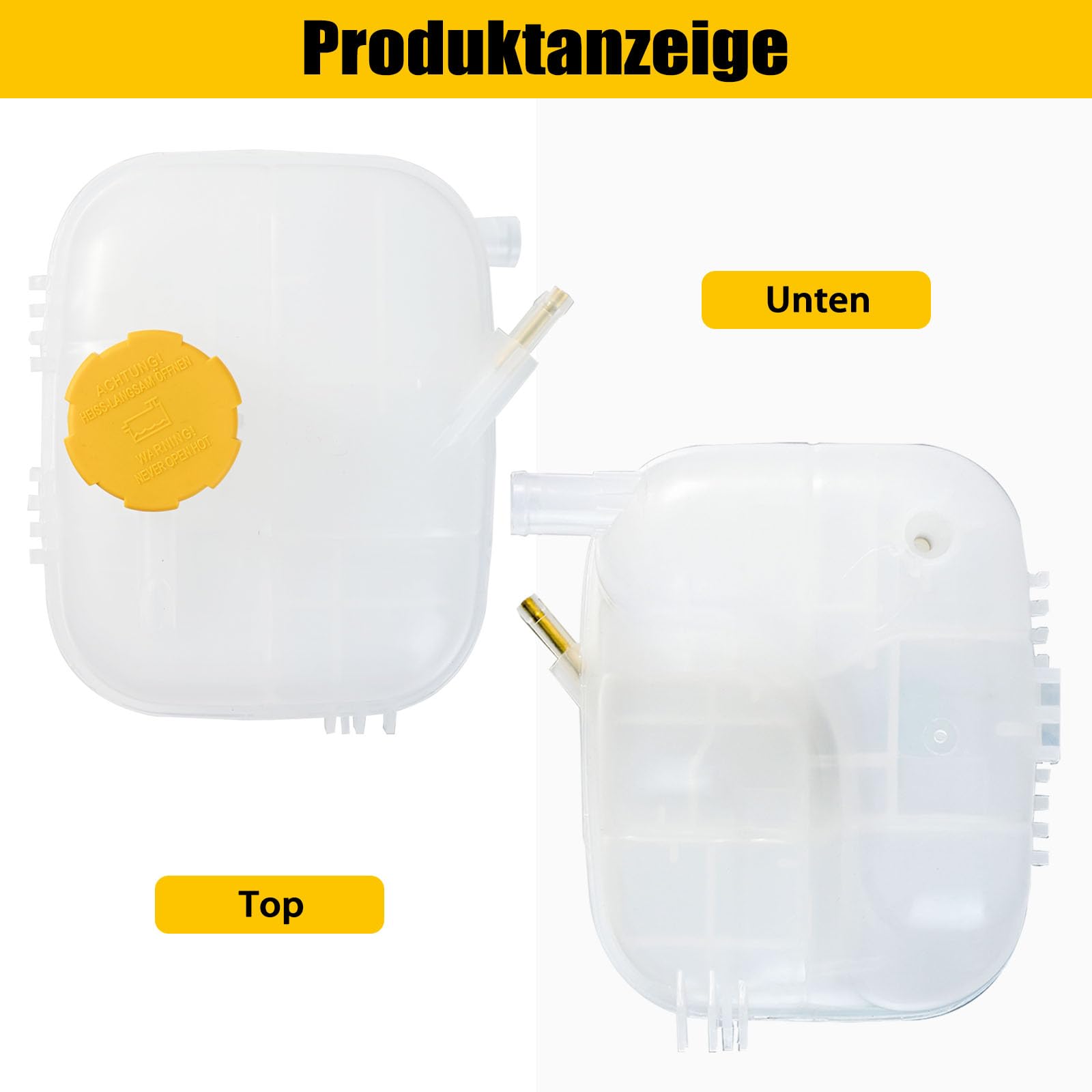 Espansione Serbatoio Liquido Refrigerante Con Sensore Radiatore Auto - Foto 8