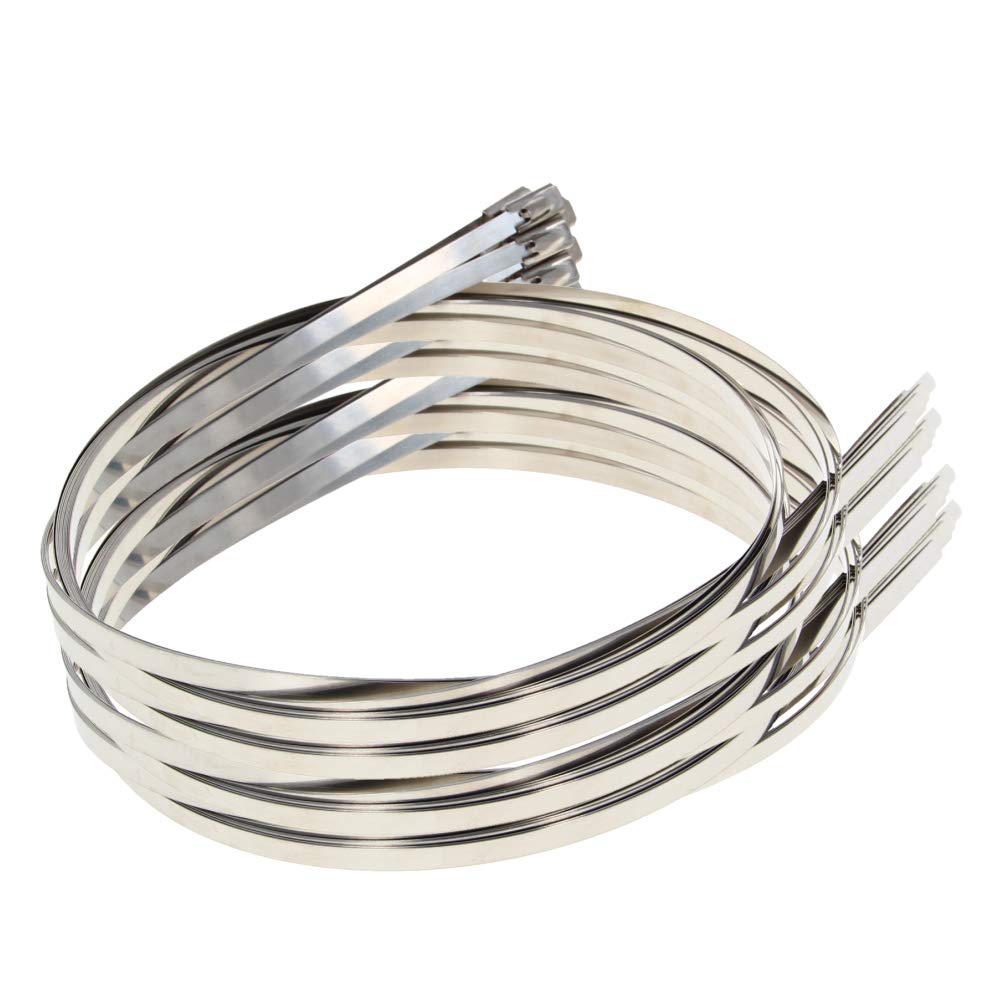 50 fascette fermacavi a U da 4 mm a 6 mm, fascette fermacavi, fermacavi in ​​acciaio inox, fermacavi a foro singolo, morsetto di fissaggio per cavi, t | Leroy Merlin