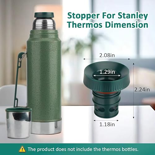 Miniatura 3 de ACP0060-632 Piezas de repuesto para tapón de botella de boca pequeña para Stanley Aladdin Tapón aislado al vacío - # 13B pre-2002 Producción