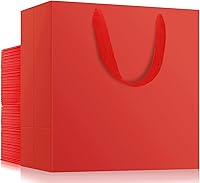 Vista 21 de EUSOAR Bolsas grandes de papel de papel para regalo, 12 bolsas de papel kraft de 12.5 x 4.5 x 11 pulgadas con asas a granel, para venta al por
