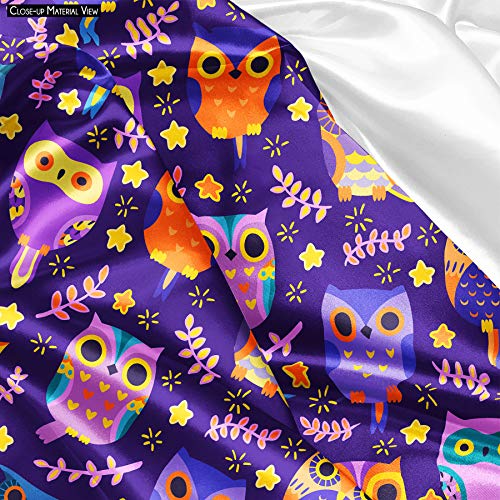 Image of ArtzFolio Owls | Reusable Sack Bag | Bag for Gym, Storage, Vegetable & Travel
