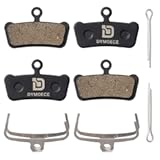 2 Pairs Bicycle Disc Brake Pads Compatible with Sram Guide RSC RS R Elixir 7 9 Avid XO Trail 4 Piston MTB Disc Brakes (Resin,Semi-Metallic,Sintered Metal) SCP-XO