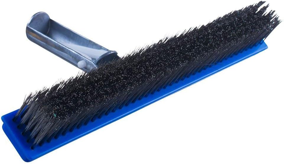 Milliard 10 inch Wide Heavy Duty Stainless Steel Wire Pool Brush, Designed for Concrete and Gunite Pools and Walkways, Great on Extremely Tough Stains : Patio, Lawn & Garden