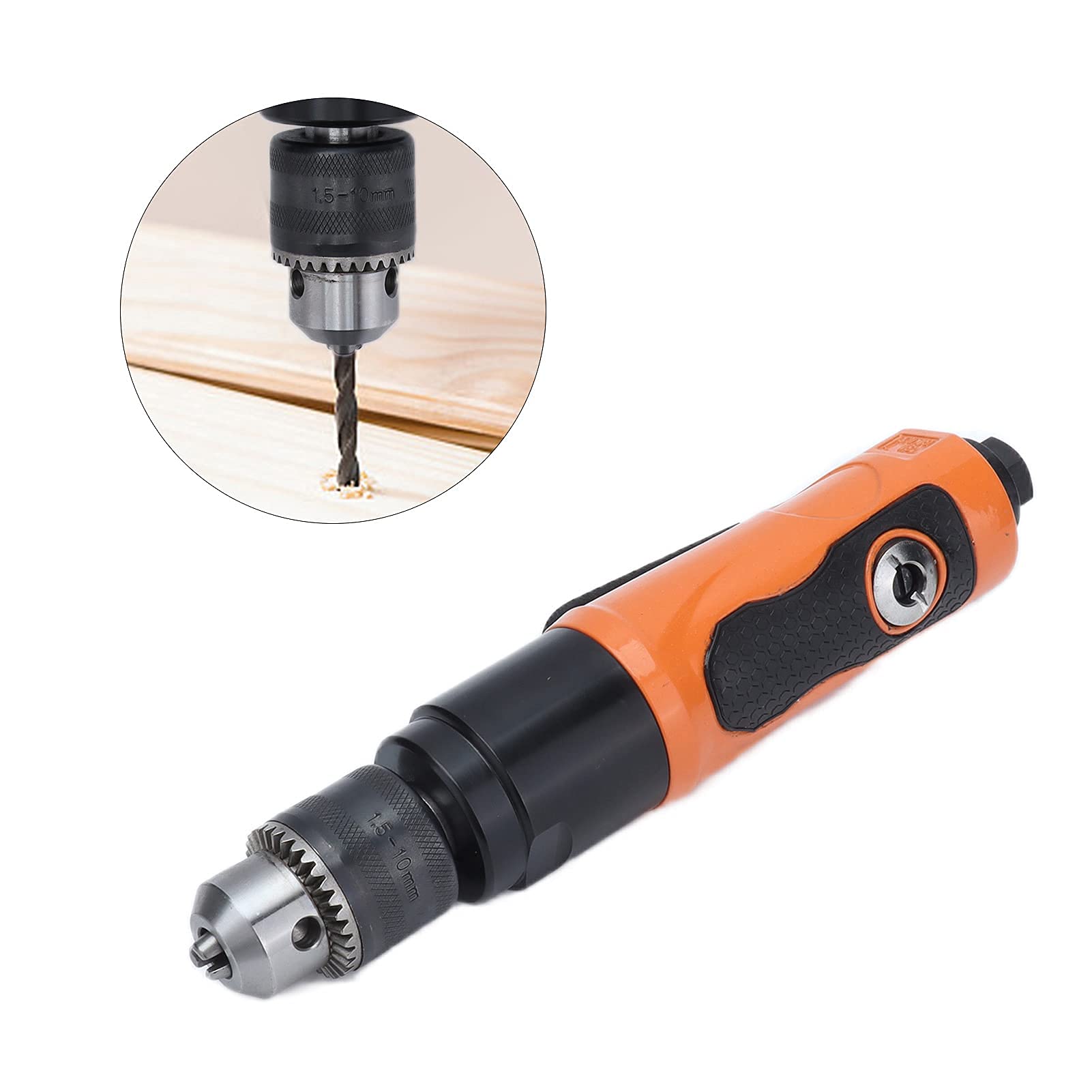 Kit de taladro de aire recto, máquina neumática reversible, herramientas neumáticas, velocidad ajustable KP555A (estilo americano)
