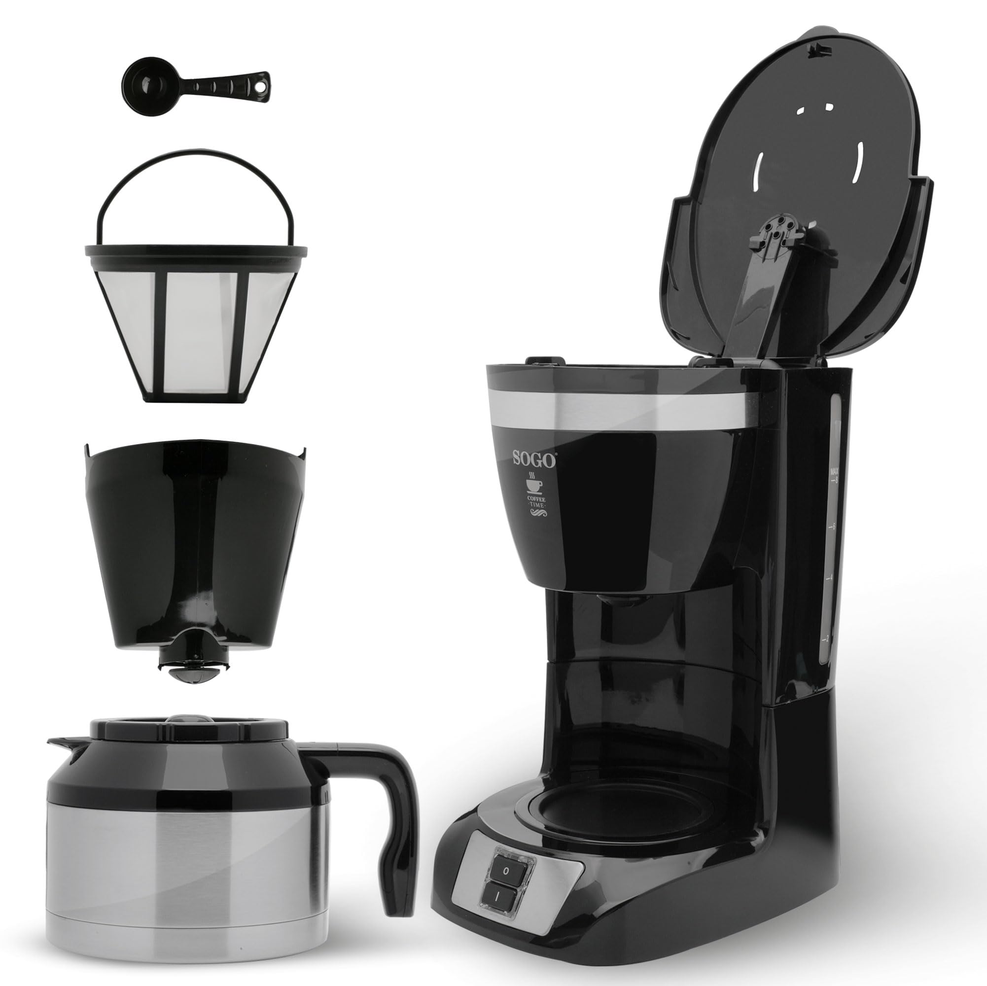 Sogo Cafetera de goteo SS-5660 10 tazas 800W