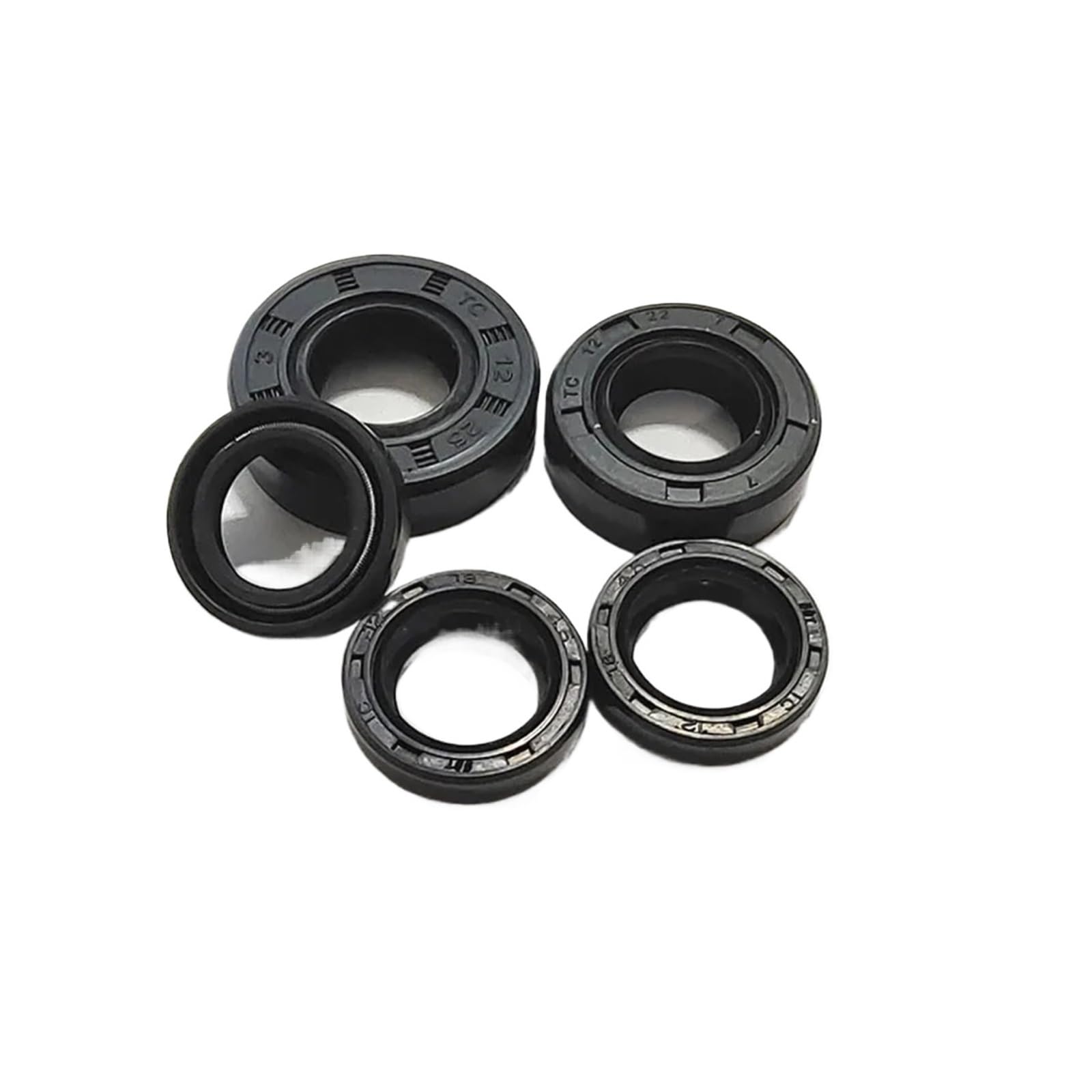 WEKONUMEX Oil Shaft Seals, NBR Skeleton TC Oil Seal 11mm ID Black Multiple Sizes(11x26x4mm 2pcs)