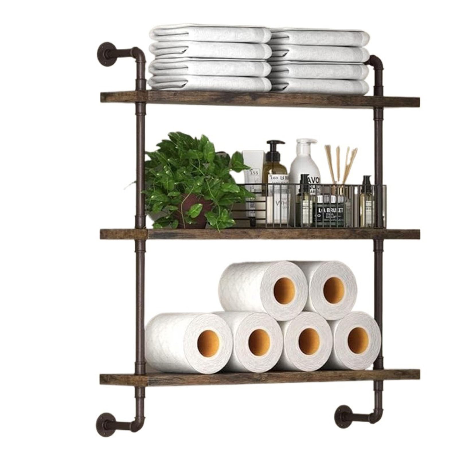 Étagère murale salle de bain et cuisine polyvalente