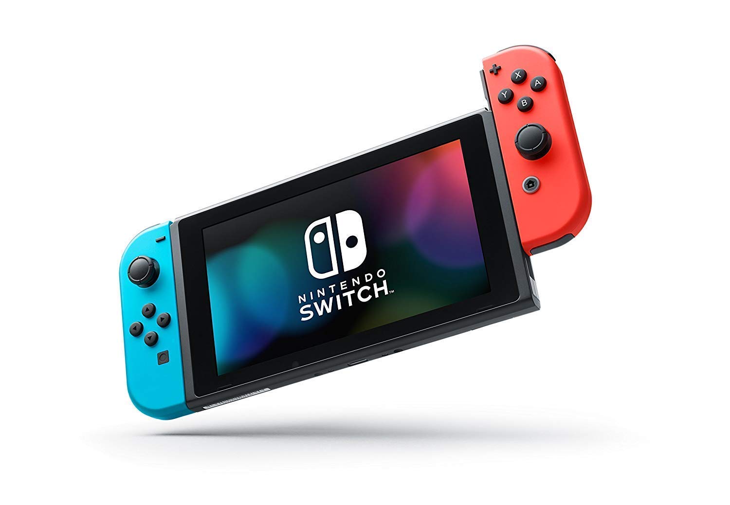Nintendo Switch - Consola Nintendo Switch Rojo / Azul neón (Modelo 2019) + Mario Kart 8 Deluxe - Edición limitada
