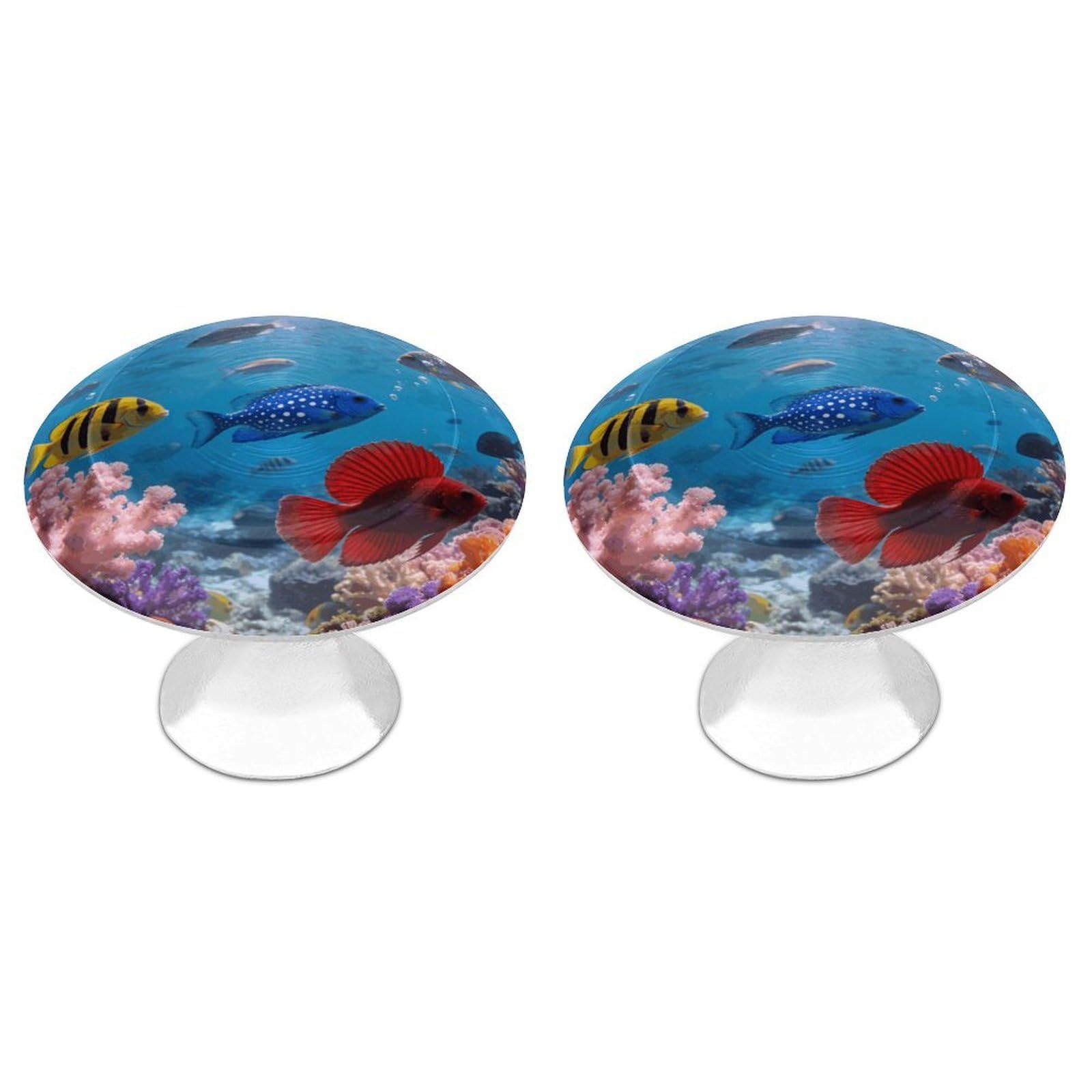 Vstadank Style Ocean Cabinet Knob 2 Pack Round Drawer Pull Kitchen Cabinet Hardware Stainless Steel Dresser Drawer Knob Simple Cabinet Pull For Dresser Closet Door Knobs Cupboard