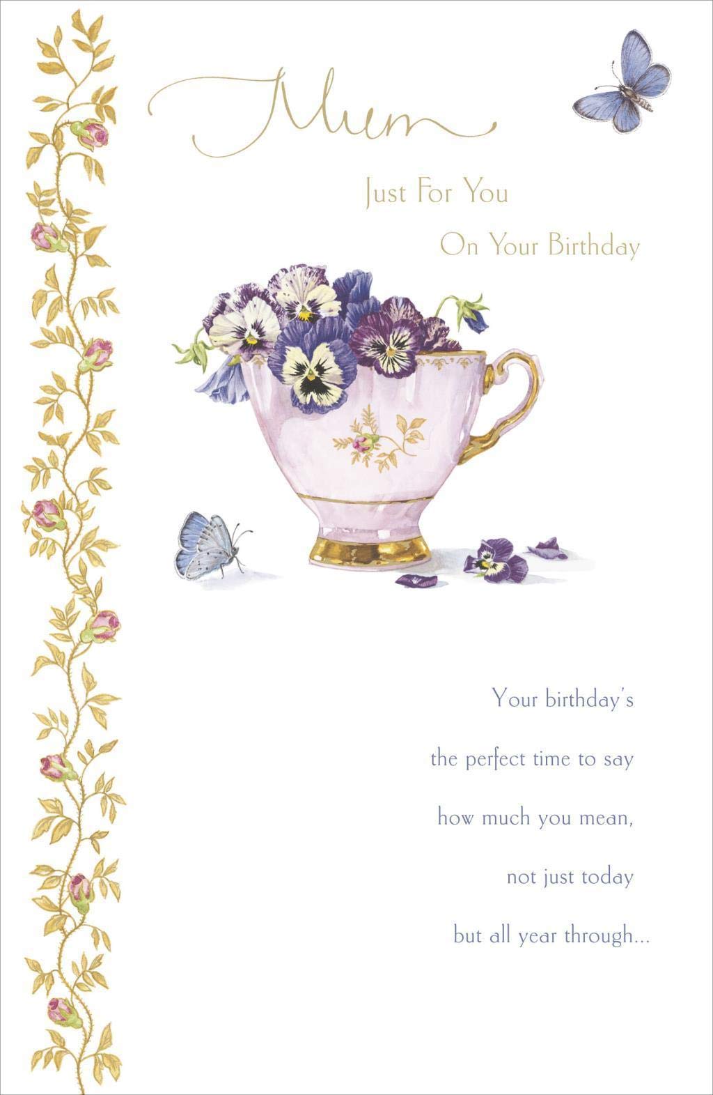 Mum Teapot Birthday Card