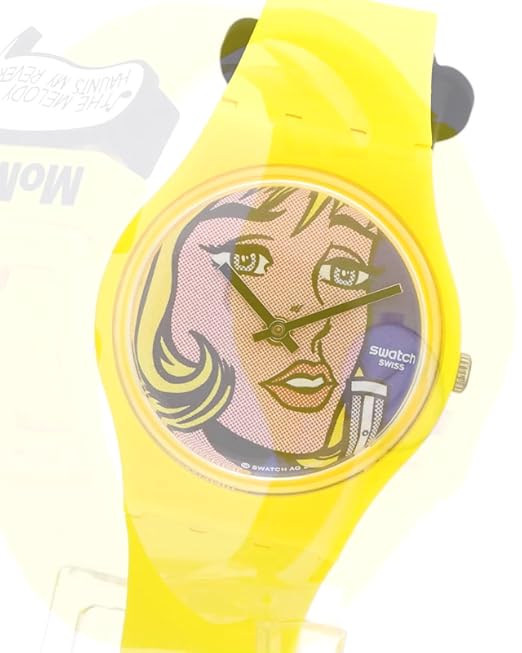 ロイ・リキテンスタイン　スウォッチ　腕時計　イエロー 楽天市場】【公式】Swatch スウォッチ REVERIE BY ROY