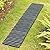 Gardenised QI004106 Black Garden Pathway Track Outdoor Waterproof Tile Anti-Slip Pavers Floor Mat, 14" Long
