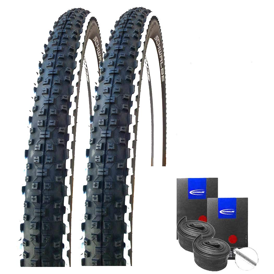 Velo.Set 2 x Schwalbe Rapid Rob // 57-622 (29×2,25') white stripe + Schläuche