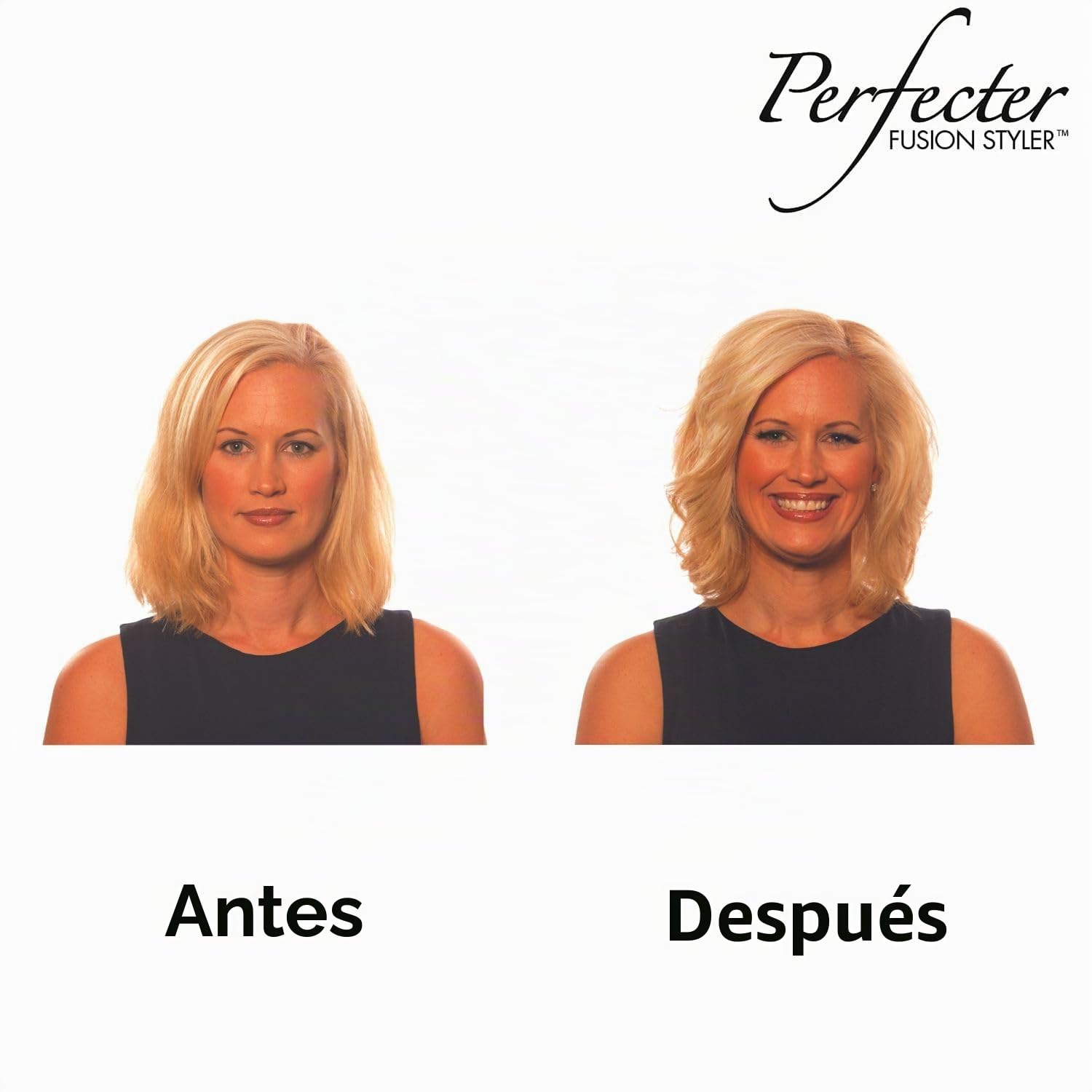 Perfecter - FUSION STYLER - Brosse chauffante - Gris/Noir