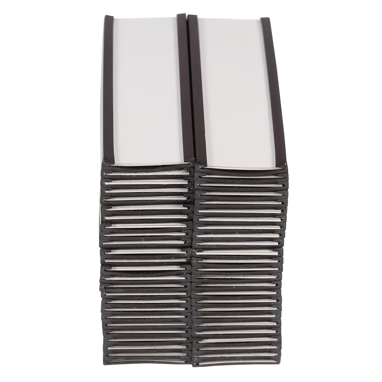 Porta Etichette Magnetico a Clip Inserto, 50 Pezzi