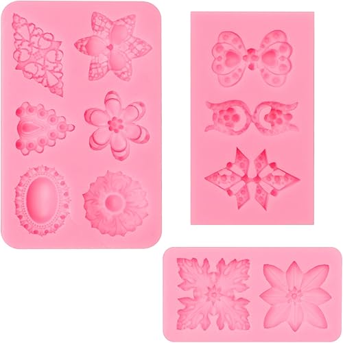 Miniatura 9 de Gems - Moldes de silicona para fondant, joyería de diamante, moldes de chocolate para hornear para decoración de pasteles, decoración de cupcakes,