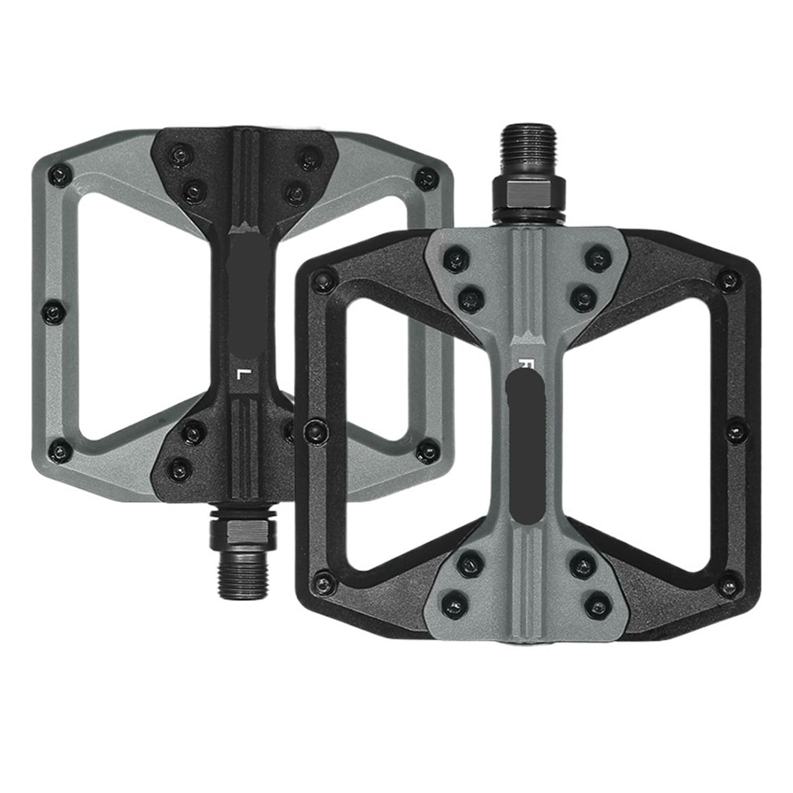 Kompatibel mit BUCKLOS Nylon-Flachpedalen | 9/16" Gewinde, rutschfest for MTB & Road, leicht