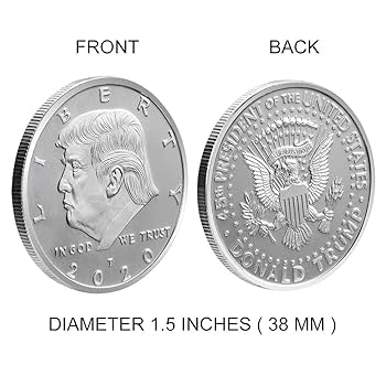 シルバーコイン　トランプ 楽天市場】【合金】 レプリカ トランプ大統領 記念コイン