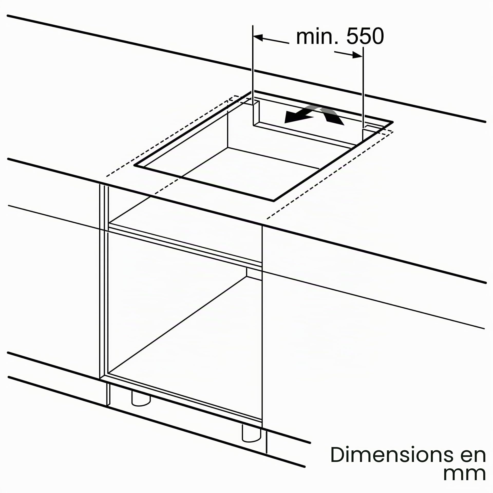Bosch PIV831HB1E Série 6, Plaque Intégrée Induction 80 cm Noir