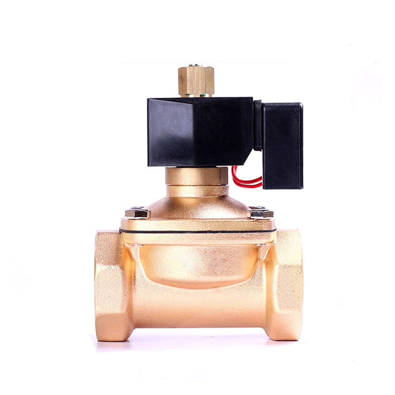 TREDSWQCV 2" Brass Non Hot Normally Open Solenoid Valve 24V 12V 110V 220V For 24 hours Working(240VAC)