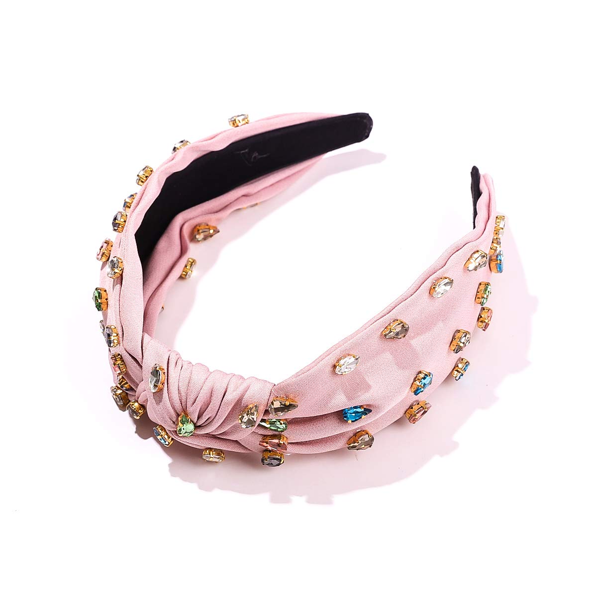 FEDANS Rhinestone Crystal Knotted Women Headband Luxury