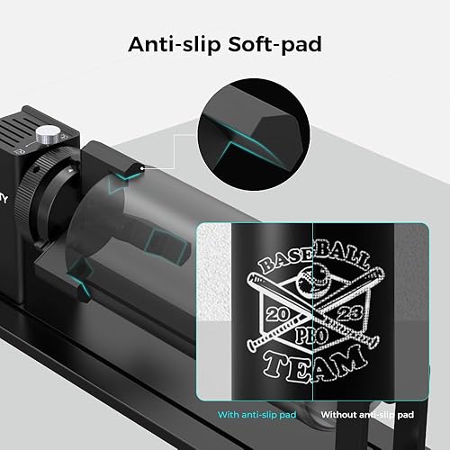 Miniatura 5 de Kit rotativo oficial Creality Pro, rodillo giratorio láser 4 en 1, accesorios de grabado multifunción para grabador láser, mandíbula giratoria para