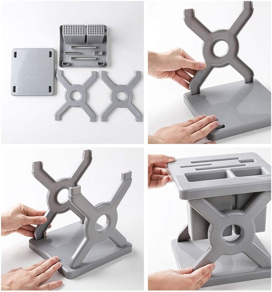 Knife Block Storage Stand Kitchen,Only Selling Cutter Holder,PP Tool Drain Gadget Utilities