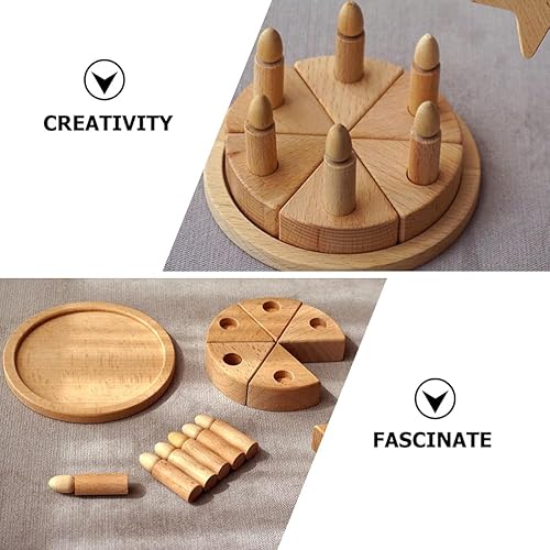 Miniatura 4 de HOMSFOU Juego de comida de juguete para fiesta de cumpleaños