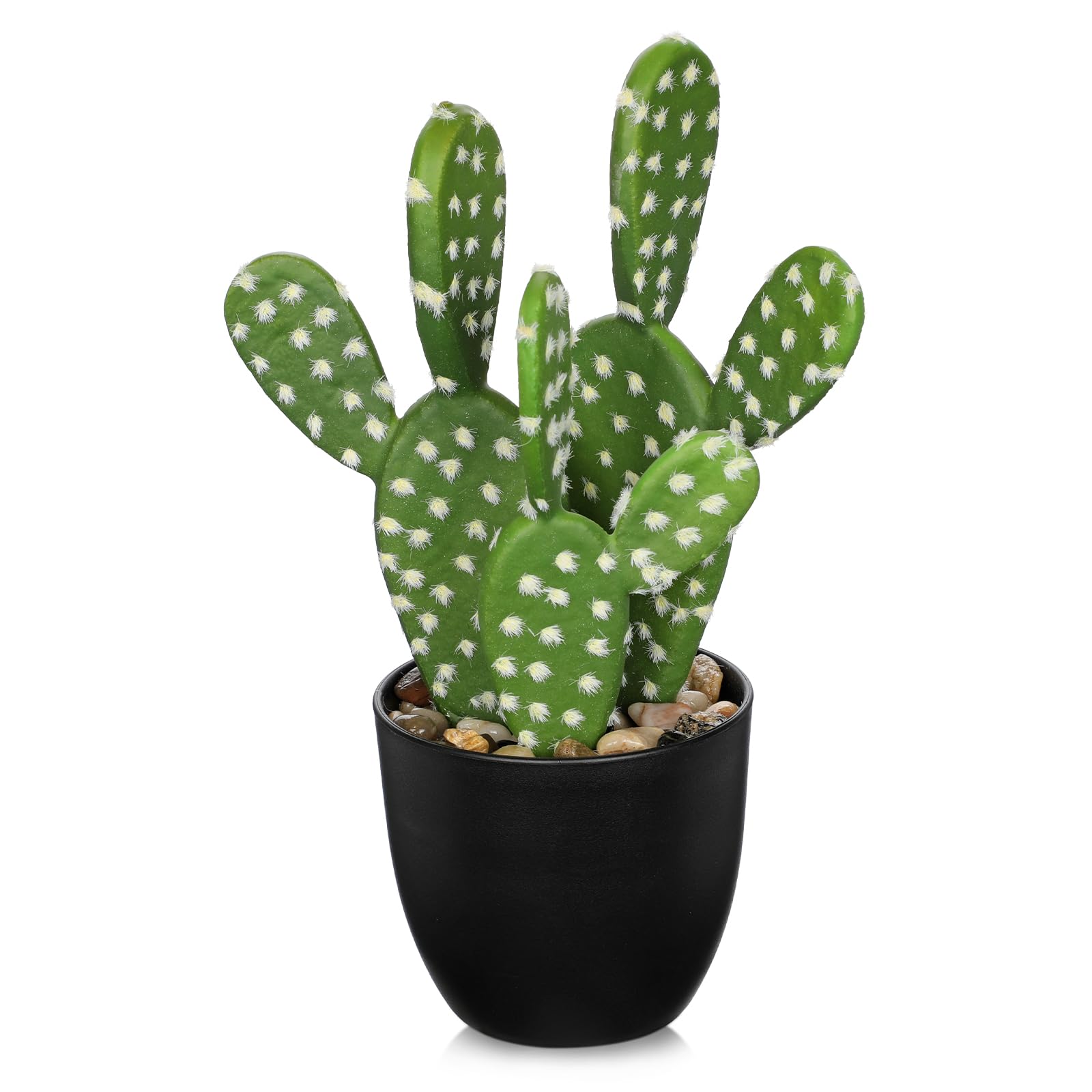 Artificial Cactus Plants 9.8 inch Small Faux Cactus Plants Indoor Fake Desert Cacti Succulents Plants Artificial Plant Indoor with Pot Cacti