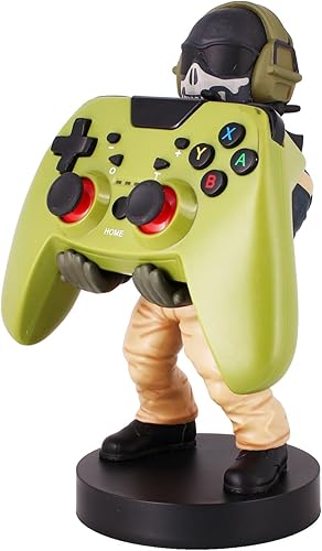 Miniatura 4 de Power Up Factory Exquisito juego: Call of Duty: Teniente Simon "Ghost" Riley - Soporte original para teléfono móvil y controlador de juegos, soporte