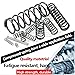 BHUPWZE 2Pcs 3.5mm Spring Steel Compression for Industrial Machinery OD:20-50mm Length: 20-100mm Automotive, High Load Resistance(35mm (2Pcs),45MM_3.5MM)