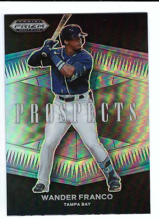 WANDER FRANCO 2021 Panini Prizm Draft Picks Prospects #PWF SILVER PRIZM PARALLEL Rookie Card RC Tampa Bay Rays Baseball