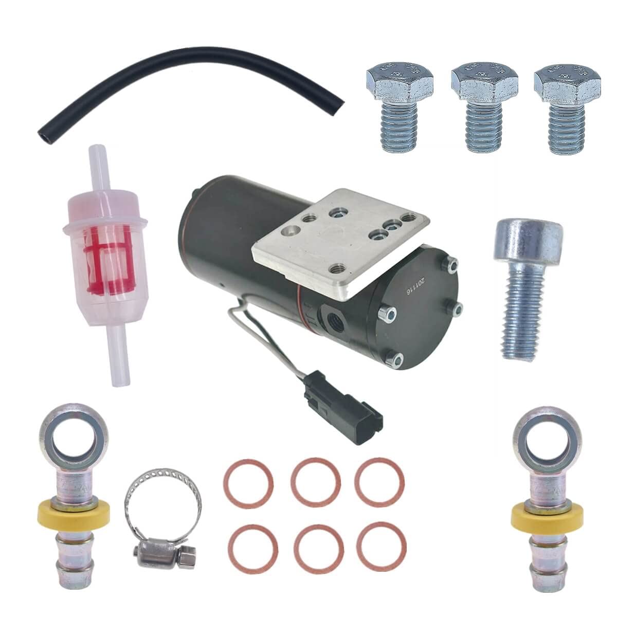 Fuel Pumps For Dodge Ram 3500 Van Vphix External Diesel Fuel Lift Transfer Pump For 2002 2003 2004 Dodge Ram 2500 3500 L6 5.9L Base SLT ST Laramie Turbocharged Mechanical In-line Electric - Foto 6