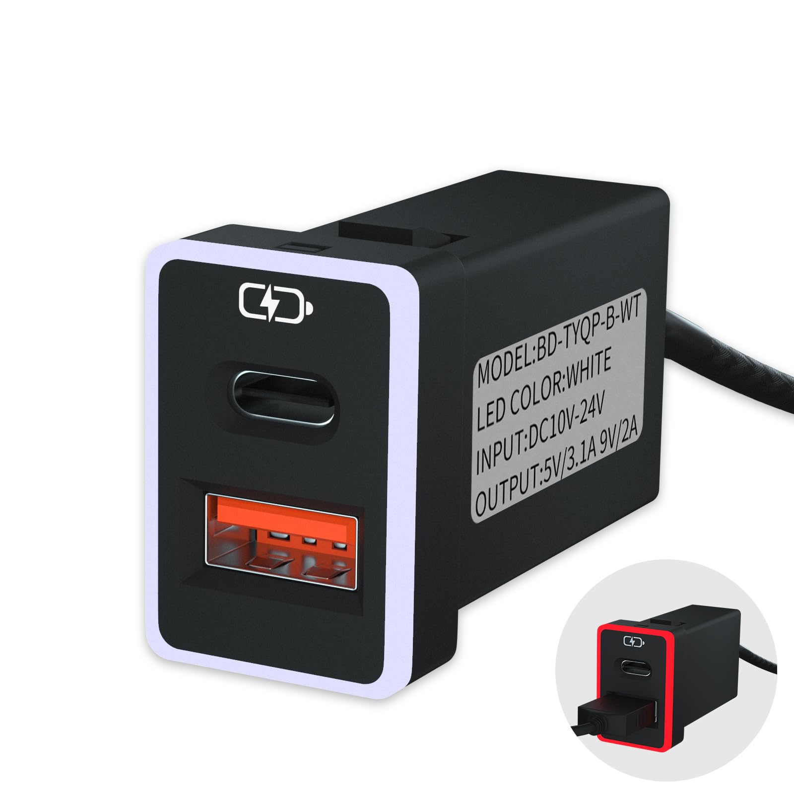 can you put a car charger in a cigarette lighter Amazon.com: LIHAN 7-1 Cigarette Lighter Splitter,12V/24V Car Charger Adapter  with 3 Socket Expander,PD30W Type-C,QC3.0 & Dual USB Ports,Independent  Switches,Voltage Display,3.3FT Extension Cord fit Truck RV SUV : Automotive